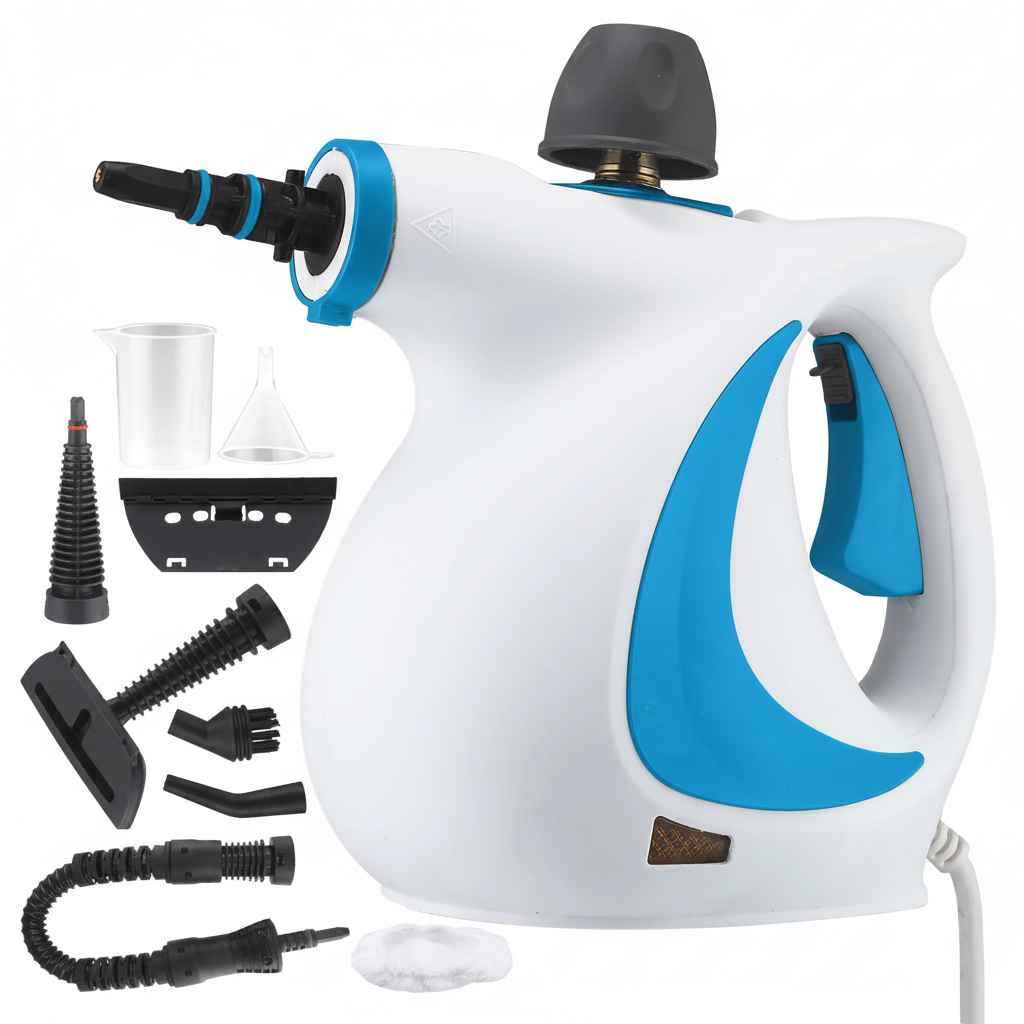 Blue and White Steamer