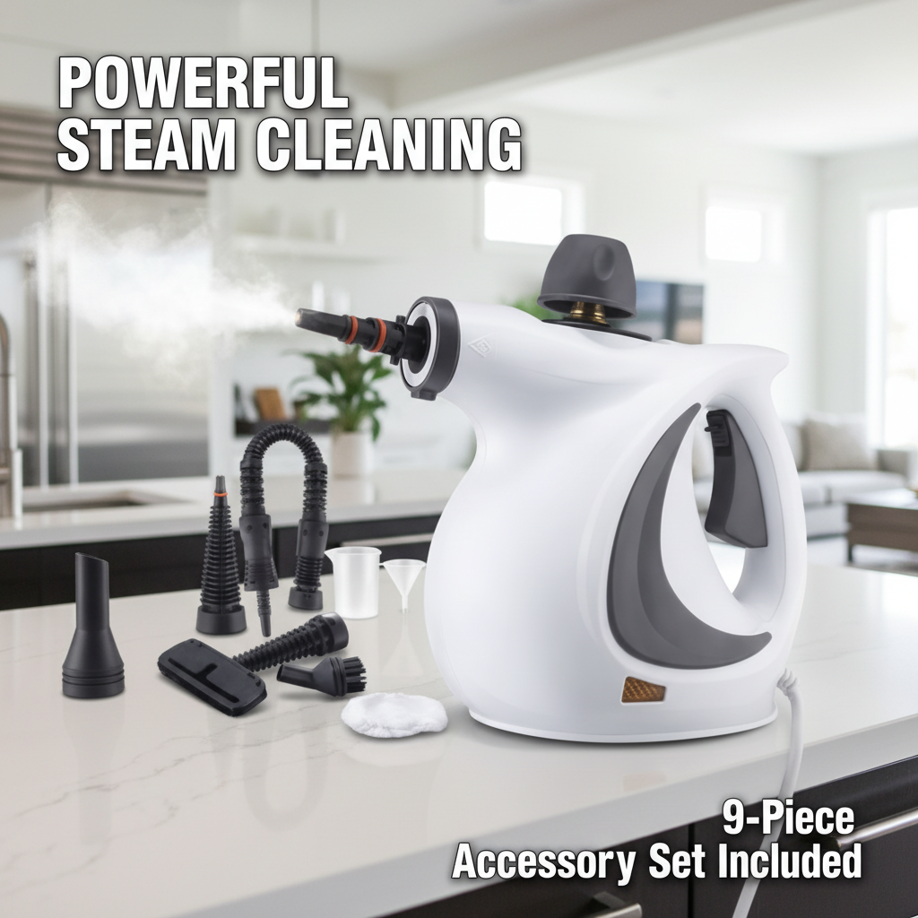 Promotional Steamer Image with Text