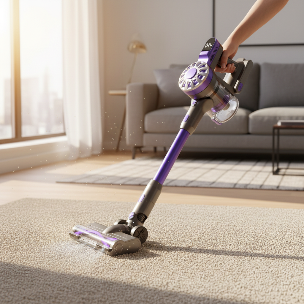 Vacuum Cleaning Carpet
