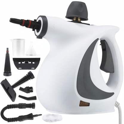 White and Grey Steamer